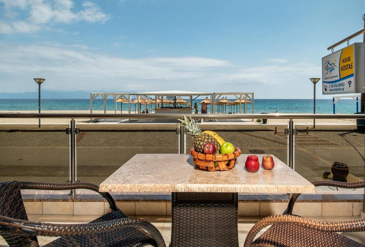 House Kostas On The Beach Sarti Esterno foto